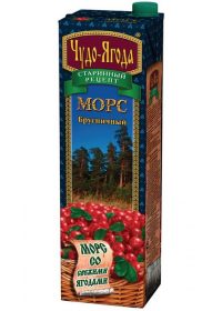 МОРС ЧУДО-ЯГОДА БРУСНИКА 1,0L